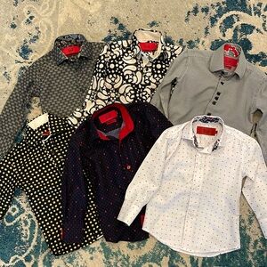 Elie Balleh Boy’s size 2 Dress Shirts, lot of 6